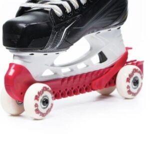 Rollergard Hockey Skate Guards With Wheels Red short Length little kids Age 4-11
